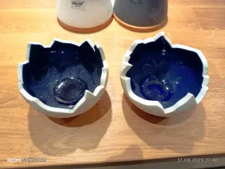 Royal Copenhagen - Lysestager/ skåle - Cracket Egg