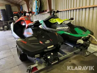 Vandscootere 2 styk Seadoo Spark trixx