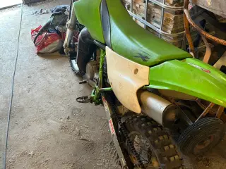 Kawasaki motorcross i grøn