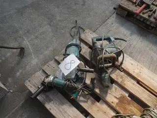 2 stk. Vinkelsliber + borehammer MAKITA