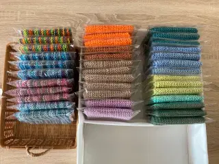 Strikkede karklude, 100% bomuld