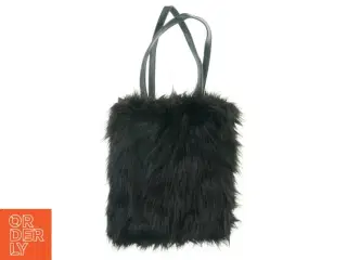 Taske i fake fur (str. 40 x 34 cm)