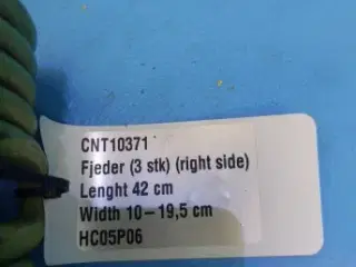 Pick-up Fjedre (3stk) Længde 42cm-Bredde 19.5cm.