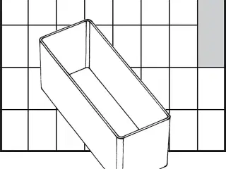 Basisindsats, A9-2, H: 47 mm, str. 109x39 mm, 1 stk.