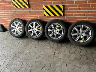 4 stålfælge med sommerdæk 175/65 R14 til Renault 