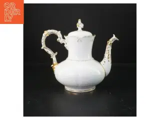 Porcelænskande med låg (str. 23 cm)