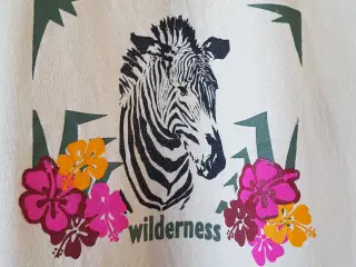 T-shirt med zebra-motiv