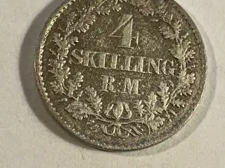 4 Skilling 1854 Danmark