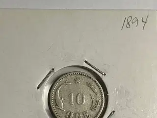 10 øre 1894 Danmark