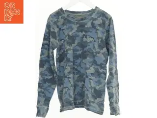 Langærmet camouflage bluse fra Friends (str. 140)