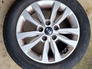 Sælges: 4 stk. alufælge med sommerdæk til Kia Ceed