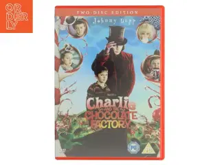 Charlie & The Chocolate Factory med Johnny Depp (DVD)