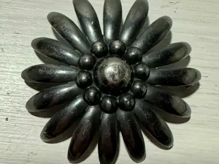 Vintage sølvbroche 