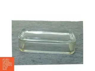 Glasskål med låg (str. 18 x 8 cm)