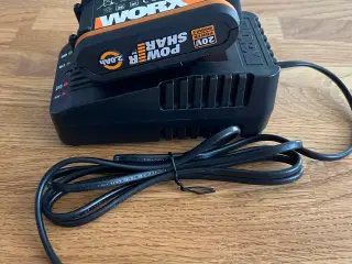 WORX batteri og lader