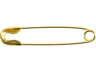 Guld Sikkerhedsnåle 22 mm - 500 stk. i Pakke
