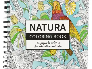 Mindfulness Malebog med Naturmotiver - 64 sider