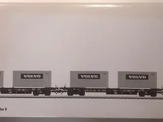 Märklin 2 stk. "VOLVO" containervogne 47458