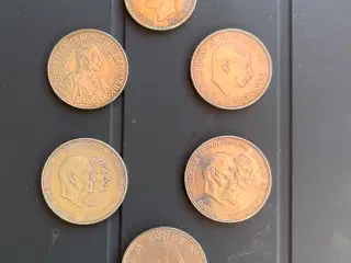 5 Danske mønter/australsk mønt
