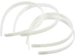 Hårbøjle, B: 13 mm, hvid, 5stk./ 1 pk.