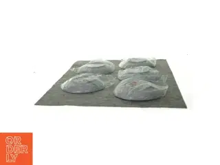 Tallerkner med mønster (5 stk.) fra B&Gd (str. Ø:16cm)