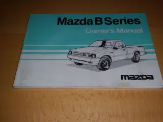 Instruktionsbog Mazda B-serie.