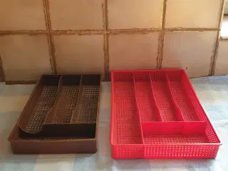Bestikbakker brun & rød 5krstk
