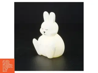 Hvid kanin natlampe (str. 11 x 8 x 7 cm)