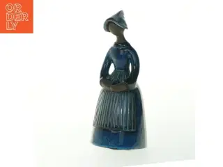 Keramikfigur af kvinde (str. 28 cm)
