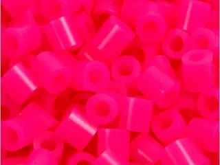 Rørperler, str. 5x5 mm, hulstr. 2,5 mm, medium, cerise (32258), 6000stk./ 1 pk.