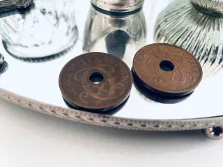 2 stk. danske 5 øre
