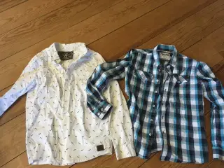 2 fine skjorter str 14 år, inkl fragt