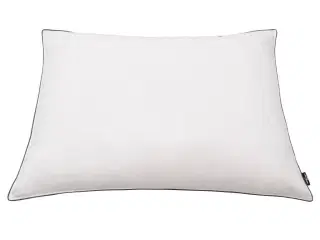 Puder 2 stk. dun-/fjerfyld let 70x60 cm hvid