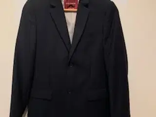 Mørkeblå habitjakke str. 14 år