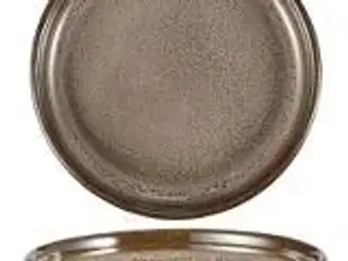 24 stk. Tallerken lav kant stentøj rose 100 mm Rustik