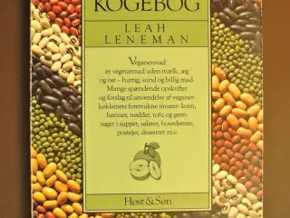 veganerkogebog, af leah leneman, emne: mad og vin