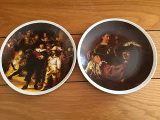 Platter med Rembrandt motiv