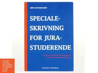 Vejledning for specialestuderende på de juridiske kandidatuddannelser af Jørn Vestergaard (Bog)