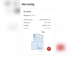 Byt din 4-værelses i Kbh med vores 3-værelses i Brønshøj-Hus