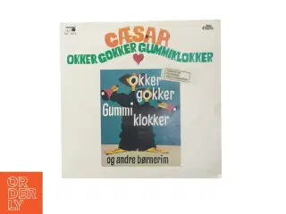 LP plade Cæsar Okker Gokker Gummiklokker fra Metronome