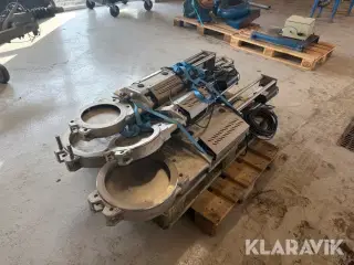 Industrielle knivspjældsventiler Strafjö Valtor DN 200 og 300 4 styks