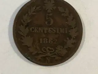 5 Centesimi Italy 1862
