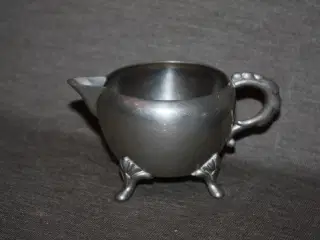 Sukker og flødesæt i tin Danish Pewter