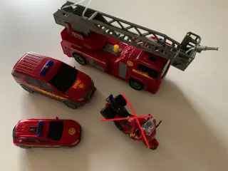Fire & Rescue brandbiler, legetøj