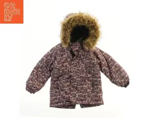 Blomstret Vinterjakke med Pelskrave fra Minymo (str. 92)