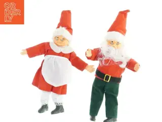 Julemand og kone figurer (str. 25x18 cm)