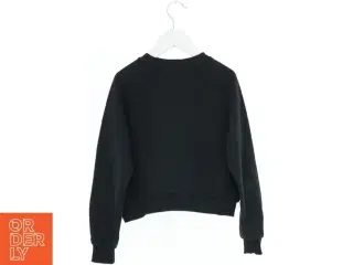 Sort sweatshirt med pailletter fra H&M (str. 140)