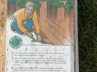Lyst klik trægulv, ukendt antal m2
