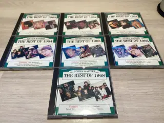 7 Musik cd’er: The best of 1960’erne