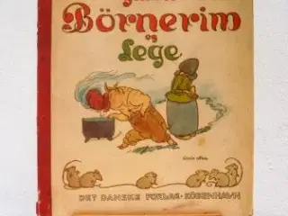 Børnebog Gamle Börnerim og lege'